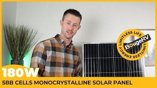 Full Testing and Review for 180W Solar Panel| BougeRV