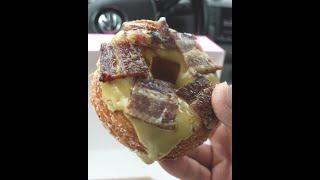 Trying a Bacon Donut