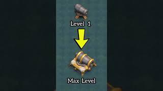 Upgrading Cannon Level 1 to Max Level in Builder Base Clash of Clans