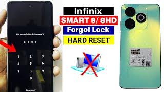 Infinix SMART 8/ 8HD : Hard Reset | Forgot Password | Screen Unlock  