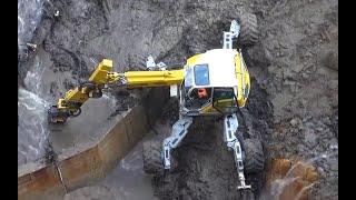 Экскаватор-паук пройдет где угодно/The spider excavator will pass anywhere