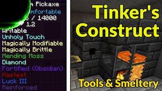 Tinkers Construct: Tools and Smeltery | Modded Minecraft Tutorial