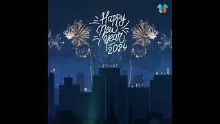 Happy new year 2024 | Motion Graphics | Butterfly