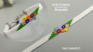 İnce ve Zarif Bileklik Yapımı /Miyuki Bileklik/ Fine and Elegant Bracelet Making /Miyuki Bracelet