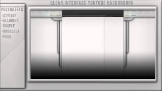 Clean Interface Youtube Background Template