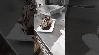 R.L.B: peanut butter cheesecake topped with whipped cream, chocolate syrup, and chocolate chips