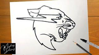 How to Draw Mr. Beast Logo Step by Step