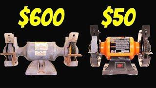 BENCH GRINDER - MOST EXPENSIVE vs. CHEAPEST