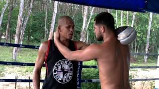 Jorge Masvidal Training Elbows & Clinch at Phuket Top Team