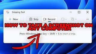 How to take a screenshot on any computer