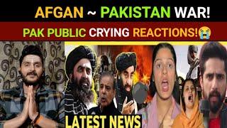 PAK-AFGHAN W@R ON BORDER, PAKISTANI PUBLIC CRYING REACTIONS, REACTION VIDEO