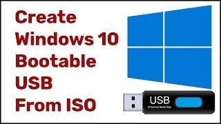 Rufus |  How to Create Windows 10  Bootable USB From ISO | Rufus Windows 10