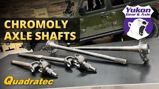 Yukon Gear & Axle Chromoly Axle Shafts for Jeep Wrangler & Gladiator