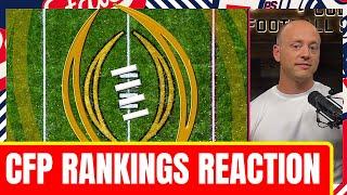 College Football Playoff Rankings - Josh Pate REACTION