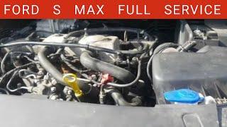 Ford S Max Full Service || Oil Filter, Air Filter, Fuel Filter and Oil Change || Ford Smax Servicing