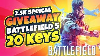 2.5k Subscriber Special - Giveaway 20 Battlefield V Account - PPG Benchmark