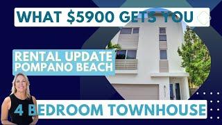 Beach townhouse rental tour- . What $5900 gets you when living in Pompano Beach!