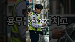 차주와 경찰관의 밥줄 대결#유머 #재미 #shocking