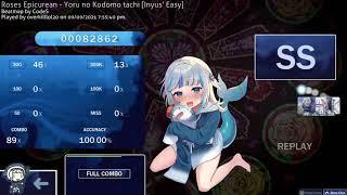 My first silver SS in osu