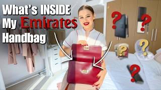 What's INSIDE My EMIRATES Handbag?!  My Flying Essentials ️