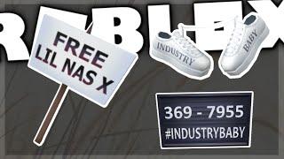 [FREE ITEMS] How to get the FREE LIL NAS X SIGN, INDUSTRY BABY SHOES, AND THE MUGSHOT SIGN | Roblox