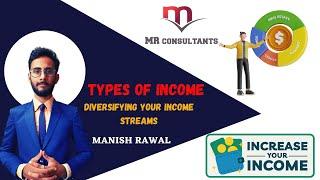 TYPES OF INCOME Diversifying your income | MR CONSULTANTS | MANISH RAWAL #INCOME #BUSINESS #salary