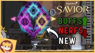 New Skills, Buffs and Nerfs! | Savior Update Skill Balancing | MapleStory Global