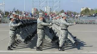 Desfile Aéreo y terrestre. Fuerza Aérea de Chile-Escuela Especialidades. Preparatoria