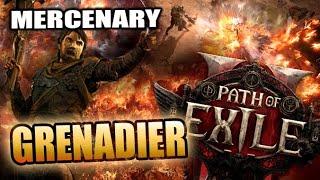 PATH of EXILE 2: The Mercenary Grenadier - Early Game Hands-On Showcase - Skills, Supports, Passives