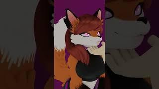 Animation of Renala, the fox waifu