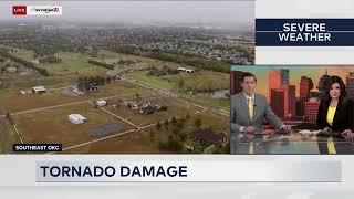 Oklahoma Tornadoes: Chopper Shows Tornado Path In SE Oklahoma City