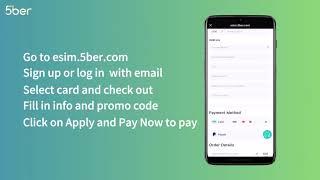 Как использовать промокод 5Ber для покупки адаптера eSIM со скидкой на сайте 5Ber