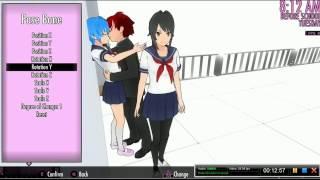 Yandere simulator, Pose mode Kissing and extra arms!