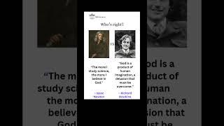 Newton vs. Dawkins on #god #religion #science #debate #quotes #philosophy #physics #biology #history