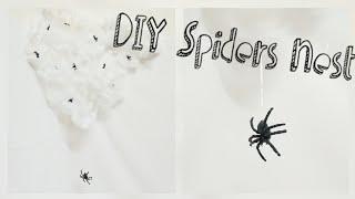 POUNDLAND DIY, HALLOWEEN DECOR & CRAFT IDEAS. Creepy Spider Wall Decoration