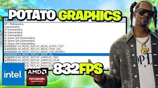 Finally Got Potato Graphics in Fortnite Chapter 2 Remix – New Method for AMD & Intel Users!