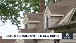 Holmen to build over 300 new homes
