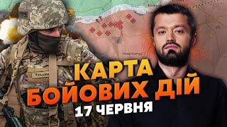 М'ЯСОРУБКА ДЛЯ РОСІЯН ПІД ДНІПРОМ! Солдати в пастці. Карта бойових дій 17 червня: втрати РЕКОРДНІ