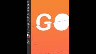 how to create sliced text effect in adobe photoshop tutorial edit #shorts