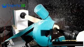 Turn a Baseball Bats with EagleTec CNC Wood Lathe in 2022