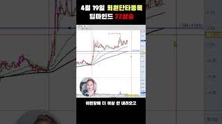 4월19일 회원단타종목 #딥마인드  #주식강의 #주식 #주식단타 #실시간주식방송 #비트코인 #주식무료방송 #차트분석