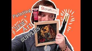 PAINTING + NEW Art Supplies: Craftamo