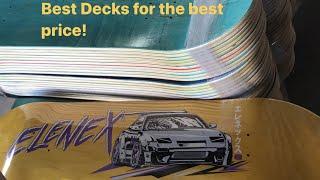 The best skate decks for the best price($45.00)we keep kids skating
