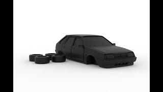 LADA SAMARA / VAZ 2109 3D Printable model preview