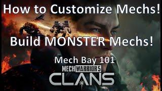 Mech Customization Guide to Mechwarrior 5 Clans! Detailed Guide & Suggestions to Mech Customization!