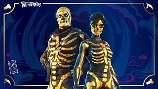 RANDOM DUOS!! New GOLD SKULL TROOPER! (Fortnite Season 8)