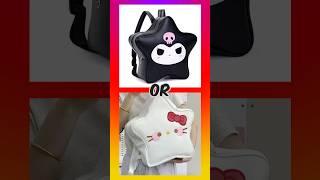 Lisa or Lena Sanrio Kuromi vs Hello Kitty 🩷 #lisa #trendingshorts #viral #shorts