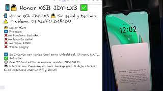 Honor X6b plus mdm e imei repair soportado