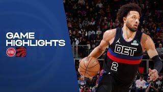 GAME HIGHLIGHTS: Pistons Win vs Toronto