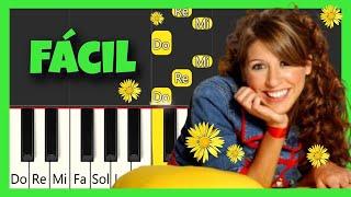 Flores Amarillas - Floricienta - TUTORIAL DE PIANO FÁCIL